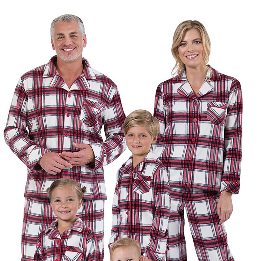 Pajamagrams Men’s Small Plaid Pajamas Worn Once for photos